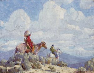Indianen van Taos door William Herbert Buck Dunton